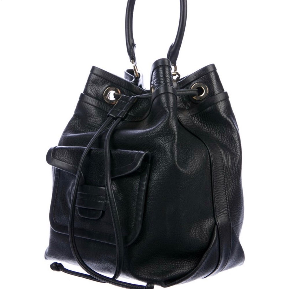 PIERRE HARDY Leather Bucket Bag 3 in 1
